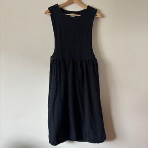Vintage black wool JG Hook Dress